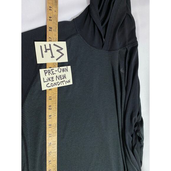 Nike men’s Dri-Fit Long Sleeve Shirt With Hood- Black Size XL - Picture 4 of 8